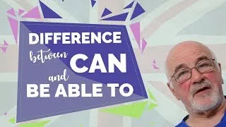 Difference between CAN and ABLE TO ~ Intermediate Level English #englishlessons