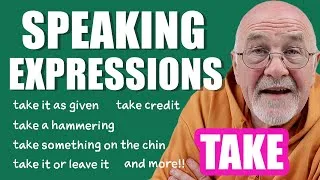 GREAT expressions to improve speaking | Advanced English Expressions with Take