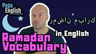 Ramadan Vocabulary! - English Vocabulary lesson