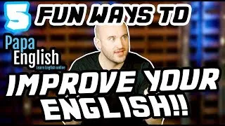 5 FUN WAYS to Learn and Improve Your English! #SPON
