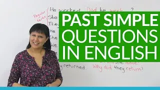 How to ask questions in the PAST SIMPLE tense