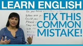 English Vocabulary: Find the Mistake