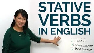 STATIVE VERBS in English
