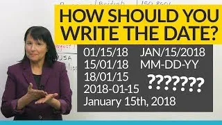 How to read and write the date, and how NOT to!
