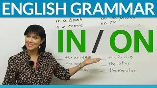 English Prepositions: IN or ON?