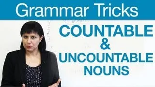 English Grammar Tricks - Countable & Uncountable Nouns