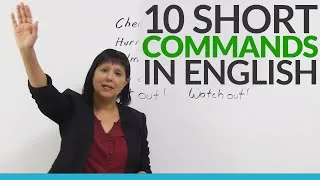 Learn 10 Easy English Commands