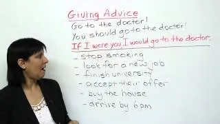 Polite English - How to give advice