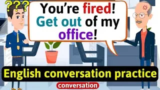 At the office conversation (Practice English Conversation) Improve English Speaking Skills Everyday