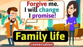 Family life conversation (Jealous husband) English Conversation Practice