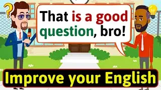 Improve ENGLISH Speaking SKILLS Everyday (Questions in English) English Conversation Practice