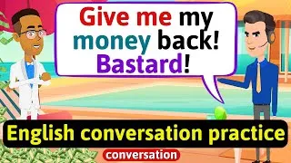 Practice English Conversation (I lost all my money) Improve English Speaking Skills