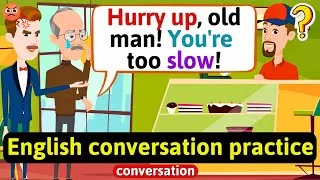 Practice English Conversation (Family life - Illiteracy) Improve English Speaking Skills