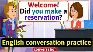 Practice English Conversation (At the hotel) Improve English Speaking Skills