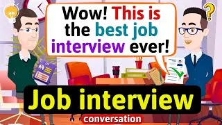 Job interview (Tell me about yourself) - English Conversation Practice - Improve Speaking