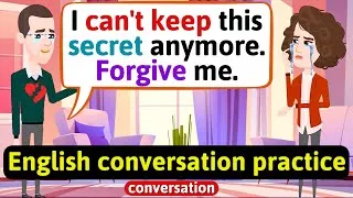 Practice English Conversation (A secret in the family) Improve English Speaking Skills