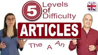Articles in English - 5 Levels of Difficulty