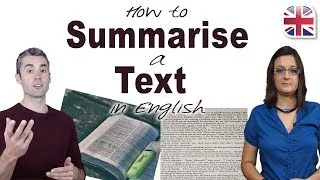 How to Summarise a Text in English - Improve English Comprehension
