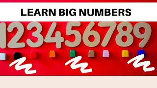 How to say and learn big numbers in English. Learn large numbers in English.