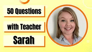 50 Common Questions in English with Sarah - How to  Ask and Answer Questions in English