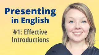 Presenting in English - How to Present an Introduction in an English Presentation