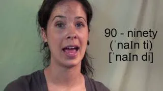 How to Pronounce Numbers 20 - 1 Billion:  American English