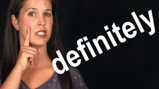 How to Pronounce DEFINITELY -- American English -- Word of the Week