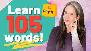 LEARN 105 ENGLISH VOCABULARY WORDS | DAY 4