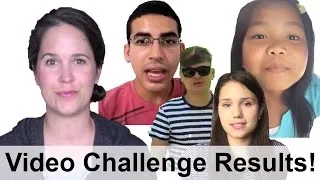 Video challenge RESULTS!!  What do you do?