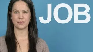 How to Pronounce JOB -- American English Word of the Week!