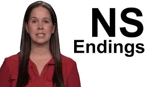 [Advanced] NS Endings – American English Pronunciation