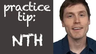 NTH Cluster Practice Tip -- American English Pronunciation