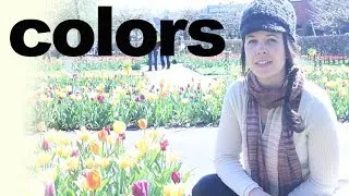 Keukenhof Garden and Color Names -- American English