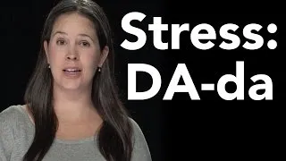 Syllable Stress Study:  2-Syllable Words DA-da - American English