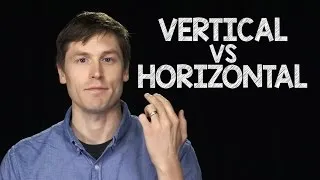 Speaking English:  vertical vs. horizontal speaking