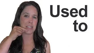 How to Pronounce USED TO in American English