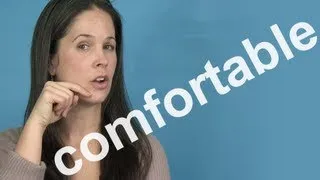 How to Pronounce COMFORTABLE -- AMERICAN ENGLISH PRONUNCIATION