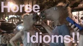 Horse Idioms!  American English Pronunciation