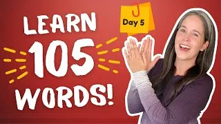 LEARN 105 ENGLISH VOCABULARY WORDS | DAY 5