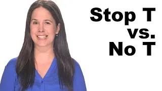 Stop T vs No T - American English Pronunciation