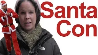 SantaCon 2013 -- How to Pronounce SANTA -- American English Pronunciation