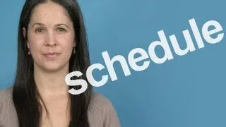 How to Pronounce 'Schedule' -- American English