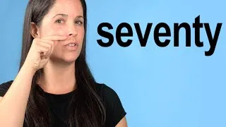 How to Pronounce SEVENTY -- American English