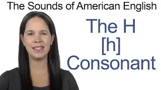 English Sounds - H [h] Consonant - How to make the H [h] Consonant