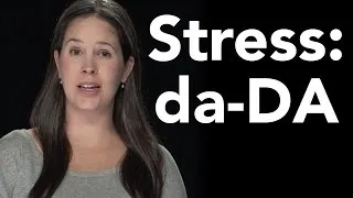 Syllable Stress Study:  2-Syllable Words da-DA - American English