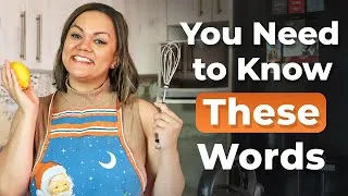 24 Words to Use DAILY in the KITCHEN | Advanced Vocab