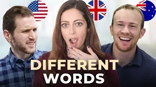1 Language, 3 Accents! - American vs. British vs. Australian English
