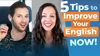 5 Tips To Improve Your English NOW | Interview with Speak English with Vanessa