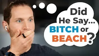 The FUNNIEST Mistake in English — SHEET or SH*T? BEACH or B*TCH?