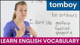 Tomboy | Learn English Vocabulary